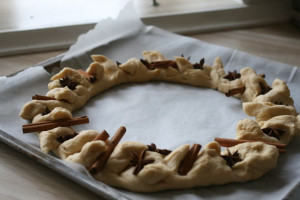 brød julekrans