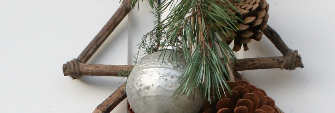 Dekorativ koglebundt - Julekalender d. 12 december