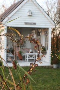 julepynt i haven