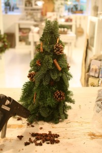 juletræ med gran