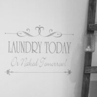 Wallsticker Laundry today