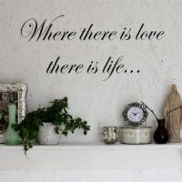 Where there is love, there is life. Where there is love, there is life.