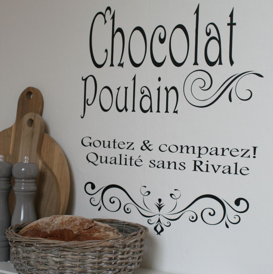 Køkken wallsticker Chocolat Poulain Køkken wallsticker Chocolat Poulain