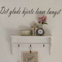 Det glade hjerte lever længst