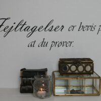 Fejltagelser er bevis Fejltagelser er bevis