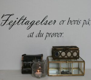Fejltagelser er bevis