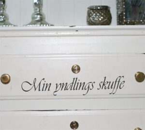 Min yndlings skuffe