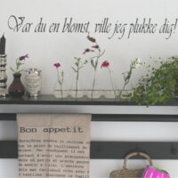 Var du en blomst, ville jeg plukke dig Var du en blomst, ville jeg plukke dig