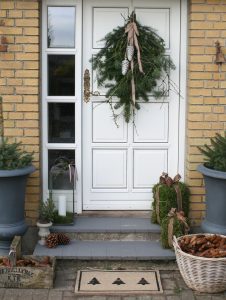 Julepynt din hoveddør