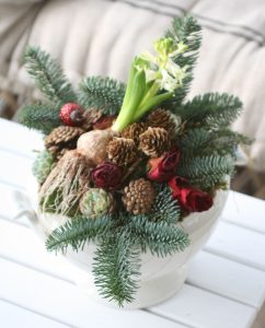 julepynt en terrin