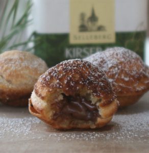 chokolade æbleskiver
