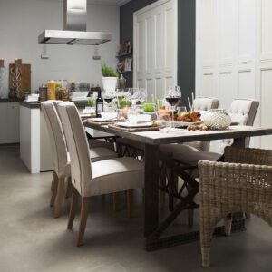 Spisebordsstol - Cape Breton Dining Chair, linen, flax - Bestillingsvare