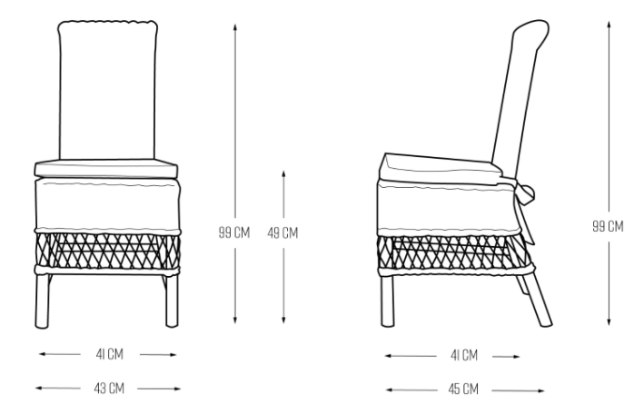 Spisebordsstol - St. Malo dining chair INKL. Hynde - BESTILLINGSVARER Spisebordsstol - St. Malo dining chair INKL. Hynde - BESTILLINGSVARER