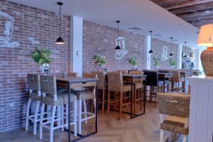 indretning af cafe