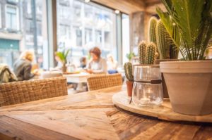 indretning af cafe og resturant