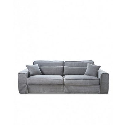 Sofa – Metropolis Sofa 3,5 eller 2,5 seater, washed cotton, grey BESTILLINGSVARER Sofa – Metropolis Sofa 3,5 eller 2,5 seater, washed cotton, grey BESTILLINGSVARER