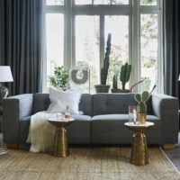 Sofa - Hampton Heights Sofa 3,5 seater, washed cotton, grey BESTILLINGSVARER Sofa - Hampton Heights Sofa 3,5 seater, washed cotton, grey BESTILLINGSVARER