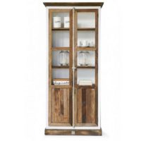 Vitrineskab - Driftwood Glass Cabinet BESTILLINGSVARER Vitrineskab - Driftwood Glass Cabinet BESTILLINGSVARER
