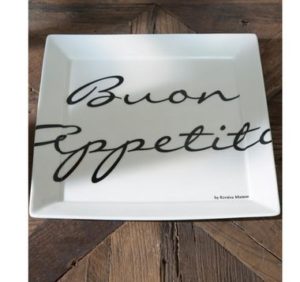 Tallerken - Buon Appetito Square Plate 26 x 26. 8 STK. BESTILLINGSVARER