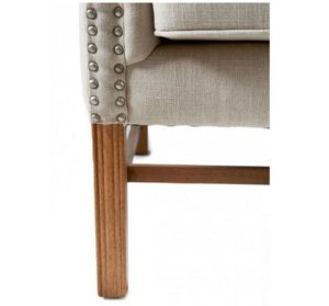 Lænestol - Franklin Park Wing Chair, linen, flax BESTILLINGSVARER