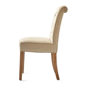 Spisebordsstol - Hampton Classic Dining Chair, linen, flax BESTILLINGSVARER