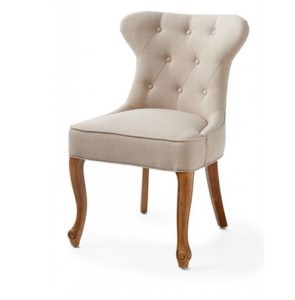 Spisebordsstol - George Dining Chair, linen flax BESTILLINGSVARER