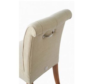 Spisebordsstol - Hampton Classic Dining Chair, linen, flax BESTILLINGSVARER