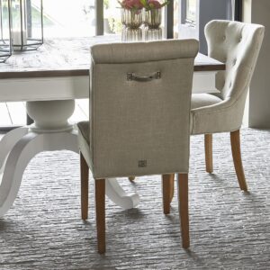 Spisebordsstol - Hampton Classic Dining Chair, linen, flax BESTILLINGSVARER