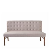 Spisebords bænk - Cape Breton Bench 168 cm, linen - BESTILLINGSVARER