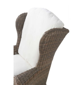 Have lænestol - Outdoor Rustic Rattan Nicolas Wing Chair BESTILLINGSVARER
