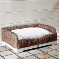 Hundekurv -  Rustic Rattan Classic Dog Basket L