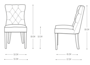 Spisebordsstol - Balmoral Dining Chair flanders flax- BESTILLINGSVARER