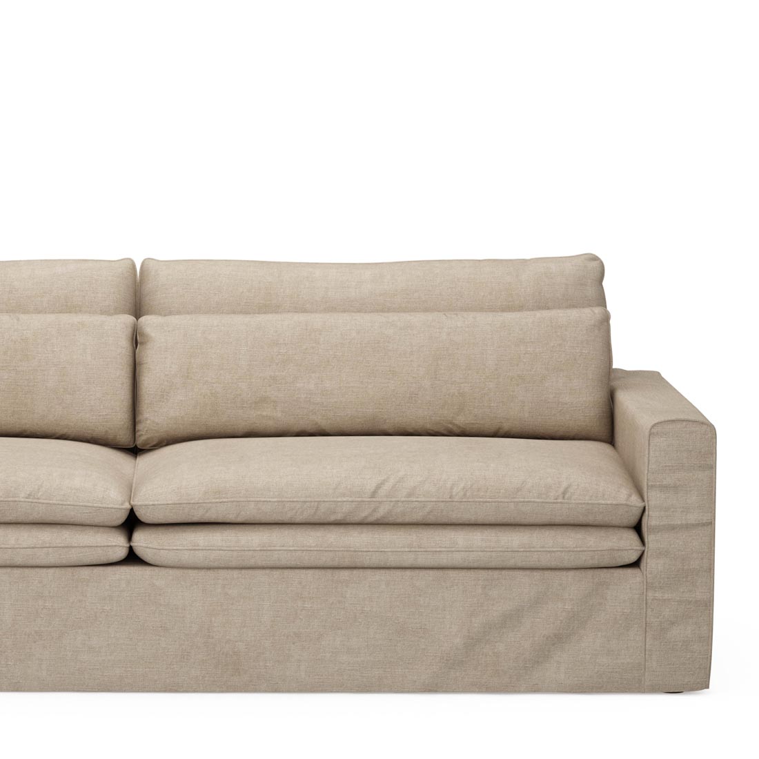 Sofa - Continental Sofa, Natural, Washed Cotton BESTILLINGSVARER Sofa - Continental Sofa, Natural, Washed Cotton BESTILLINGSVARER