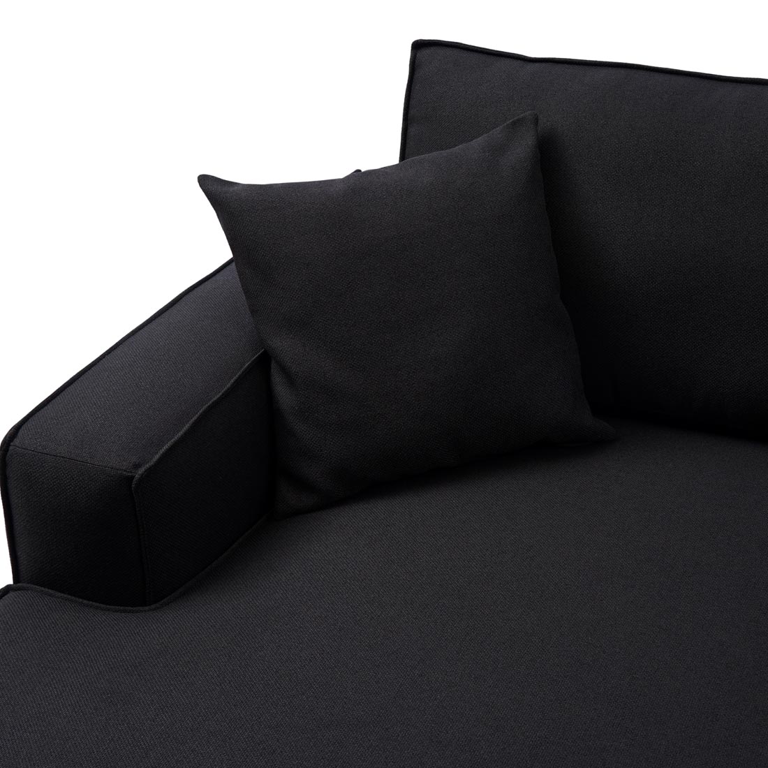 Sofa - Kendall with Chaise Longue LEFT, Black BESTILLINGSVARER Sofa - Kendall with Chaise Longue LEFT, Black BESTILLINGSVARER