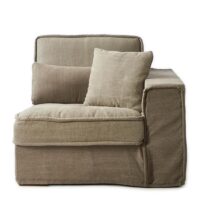 Modulsofa - Metropolis Corner Arm Right, washed cotton BESTILLINGSVARER Modulsofa - Metropolis Corner Arm Right, washed cotton BESTILLINGSVARER