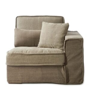 Modulsofa - Metropolis Corner Arm Right, washed cotton BESTILLINGSVARER