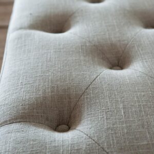 Bænk - The Club Bench 160 x 40 cm, linen, flax BESTILLINGSVARER
