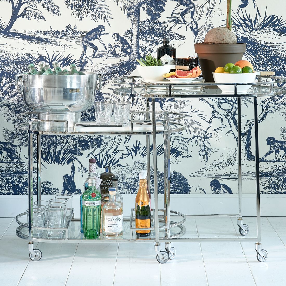 Barbord - Crosby Street Bar Cart S/2 BESTILLINGSVARER Barbord - Crosby Street Bar Cart S/2 BESTILLINGSVARER