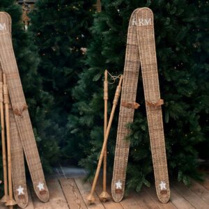 Ski sæt - Rustic Rattan Ski Set 1 SÆT TILBAGE