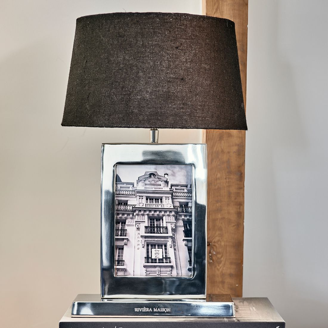 Bordlampe m. ramme - Classic Club Photo Frame Table Lamp
