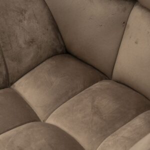 Spisebordsstol - Carnaby Dining Armchair, velvet III, golden mink BESTILLINGSVARER