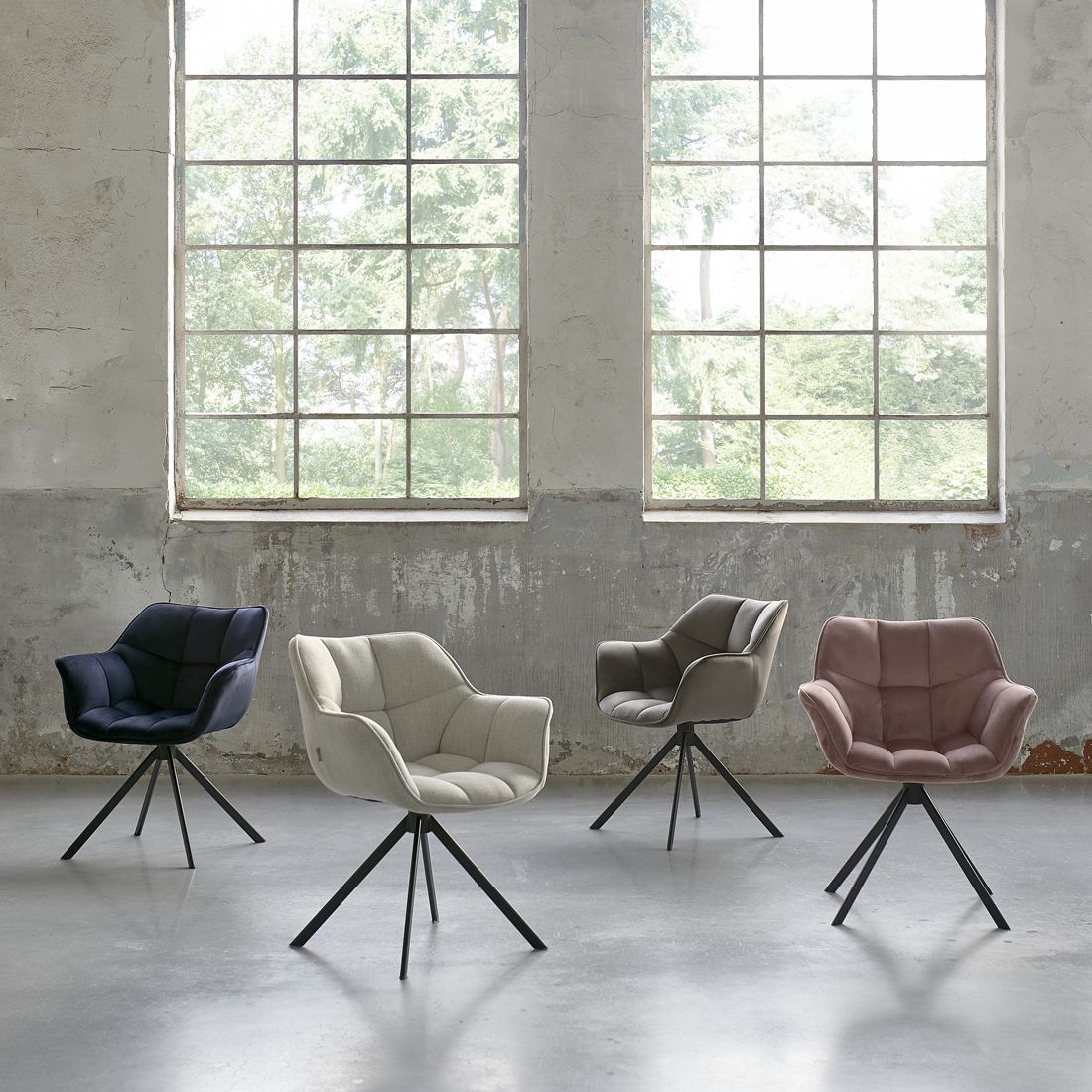 Spisebordsstol - Carnaby Dining Armchair, mouline linen, fabulous flax BESTILLINGSVARER Spisebordsstol - Carnaby Dining Armchair, mouline linen, fabulous flax BESTILLINGSVARER