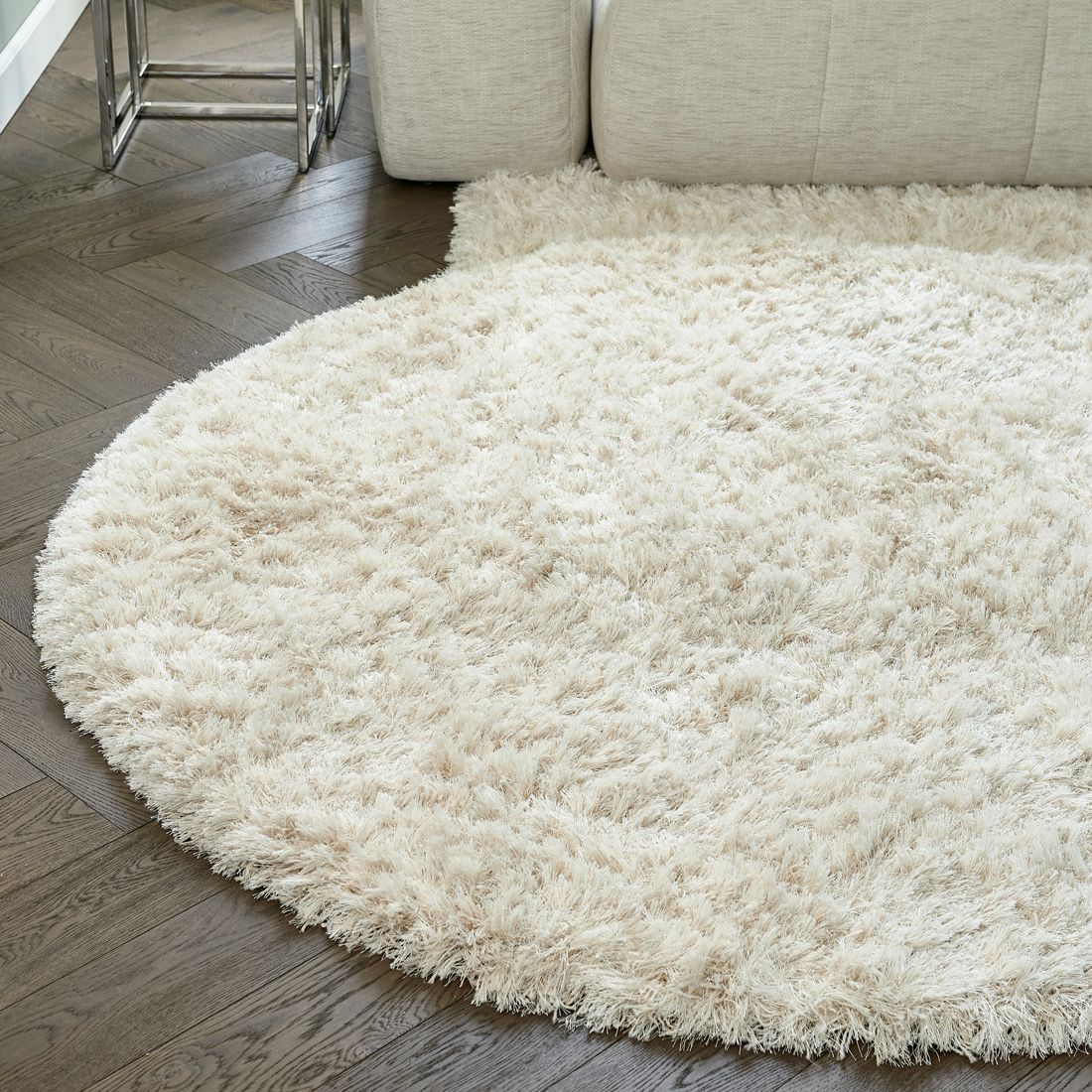Gulvtæppe - Cecil Rug Cream Dia 200 Gulvtæppe - Cecil Rug Cream Dia 200