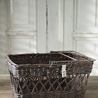 Indkøbskurv - Rustic Rattan Shopping Basket RM Indkøbskurv - Rustic Rattan Shopping Basket RM