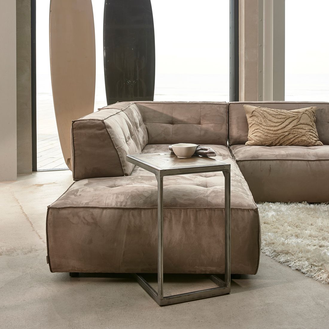 Sofamodul - Brandon Lounger Left, scottish suede BESTILLINGSVARER Sofamodul - Brandon Lounger Left, scottish suede BESTILLINGSVARER