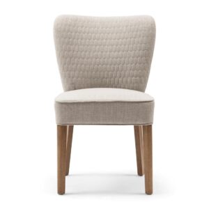 Spisebordsstol - Louise Dining Chair, mouliné linen, fabulous flax BESTILLINGSVARER