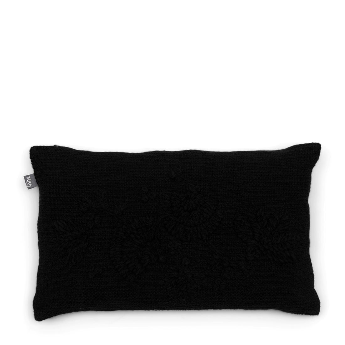 Pudebetræk, sort - Folk Knit Pillow Cover 50x30 black 2 STK. TILBAGE Pudebetræk, sort - Folk Knit Pillow Cover 50x30 black 2 STK. TILBAGE