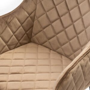 Spisebordsstol - Frisco Drive Dining Armchair, velvet III, golden mink - Bestillingsvare