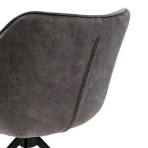 Spisebordsstol - Carnaby Dining Armchair, Pellini læder Espresso - Bestillingsvare