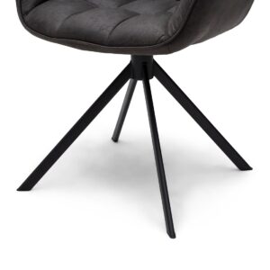Spisebordsstol - Carnaby Dining Armchair, Pellini læder Espresso - Bestillingsvare